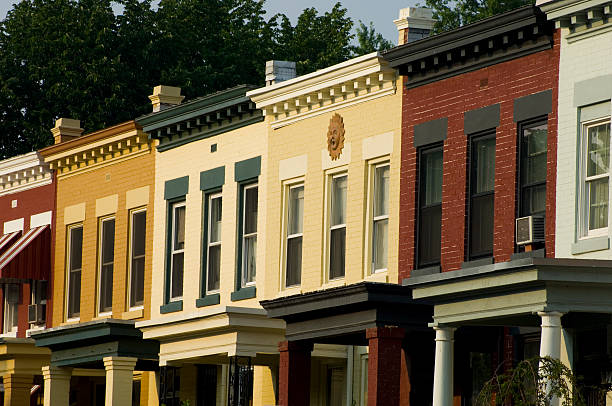 istock Row Houses and Apartment building 147314886