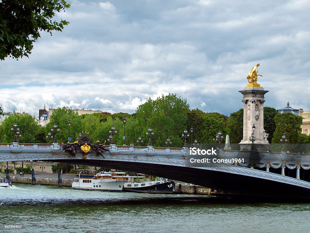 Puente alejandro III - Foto de stock de Aire libre libre de derechos