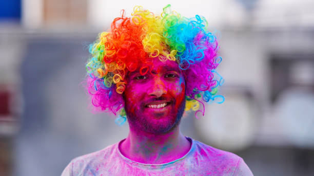 istock a indian boy playing holi image HD 1473149750