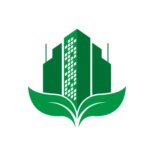 Vector illustration of green city