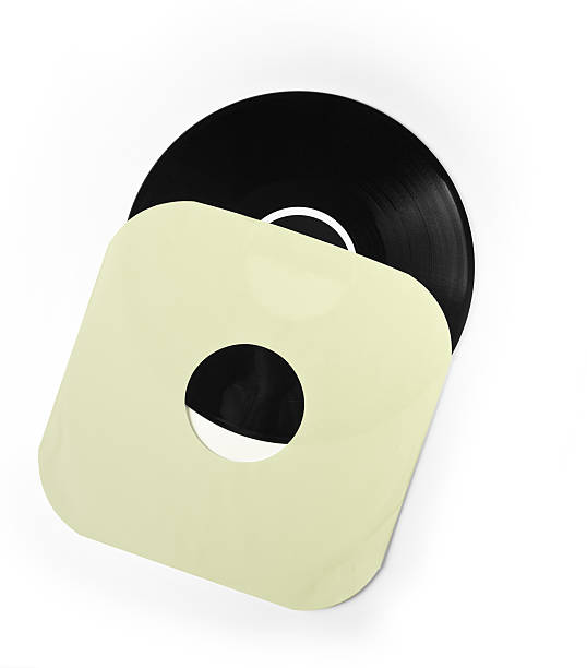 istock Vinyl record in a paper sleeve 147315148