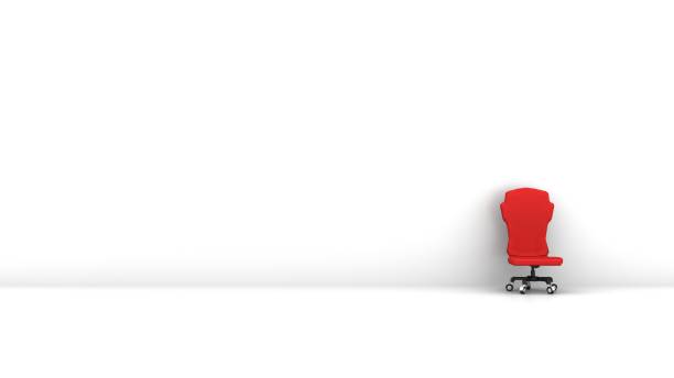 istock modern red office chair on white background. 3d rendering 1473154655