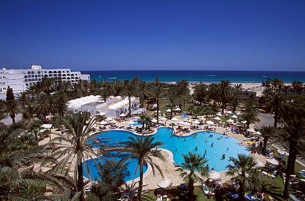istock tunsian hotel and swimming pool 147315476