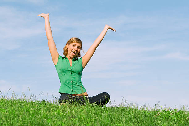 istock happy triumphant girl 147315736