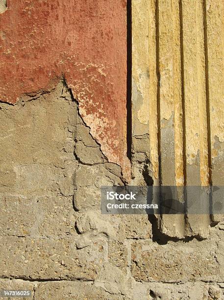 Sbucciare Facciata - Fotografie stock e altre immagini di Arancione - Arancione, Astratto, Casa