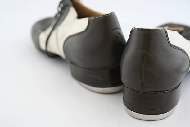 istock Black and White Tap Shoes 147316171