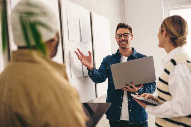 istock Creative business team having a discussion during a meeting 1473163247