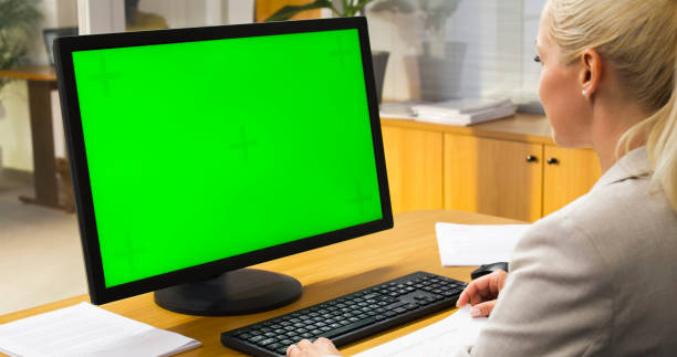 istock Woman looking at computer monitor 1473167054