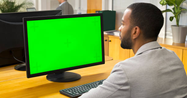 istock Man looking at computer monitor 1473167087