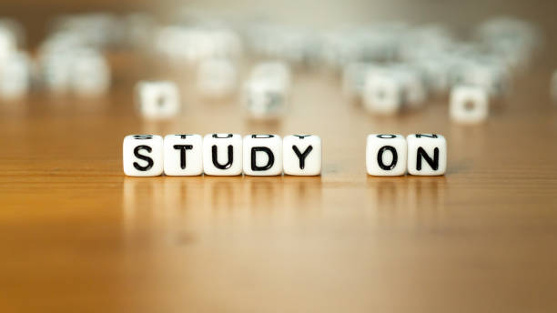 istock Study on slogan in white block letter beads 1473167217