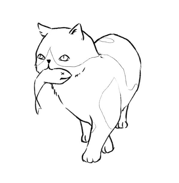 130+ Tricolor Cat Cartoons Stock Photos, Pictures & RoyaltyFree Images