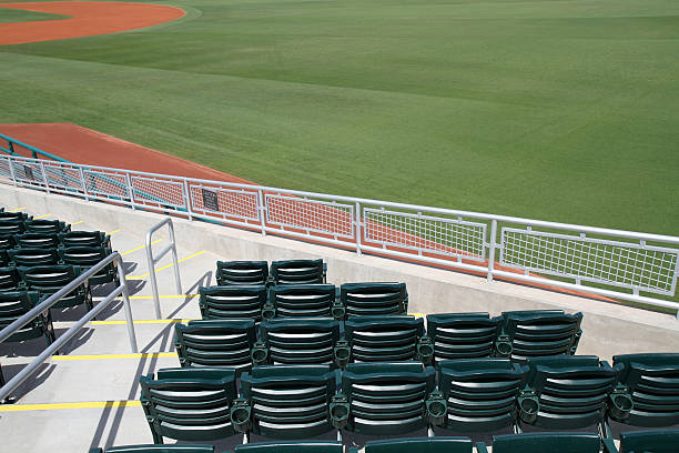 istock Baseball stadium view from the seats 147318050