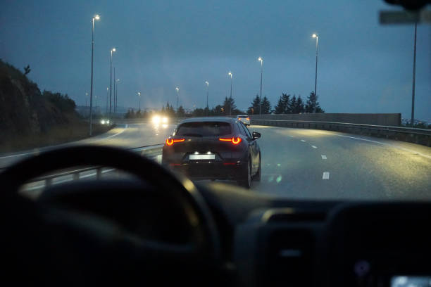 istock Driving a car in the evening 1473181388