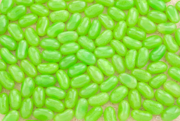 Green jellybean background, horizontal, great for Easter