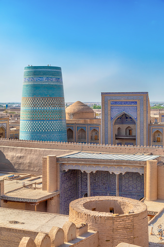 Cityscape of Khiva, Khorezm Region, Uzbekistan