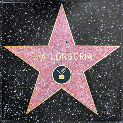Los Angeles, United States - 15 Jul 2017: Alley of stars in Hollywood, Los Angeles, California, USA