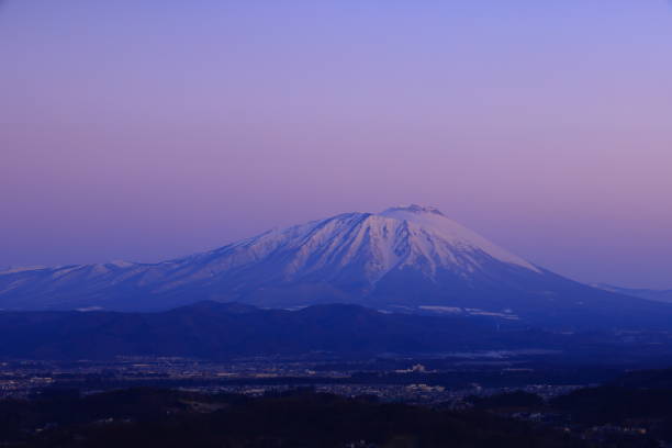 istock Blue sky and majestic Mt. Iwate 1473188108