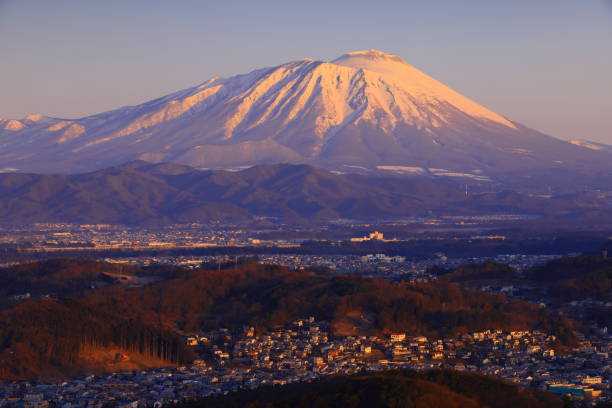 istock Blue sky and majestic Mt. Iwate 1473188165