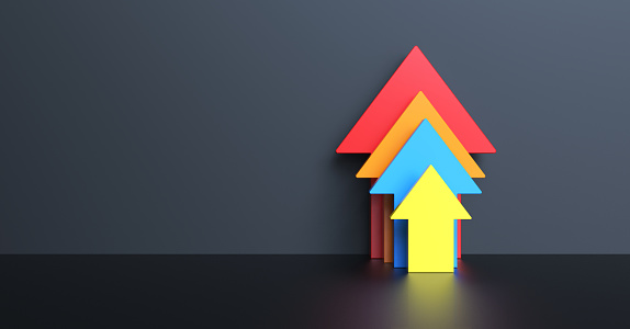 Abstract 3d arrows