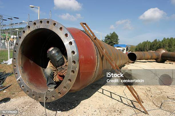 Pipeline Stock Photo - Download Image Now - Metal, Welder, Blue-collar Worker