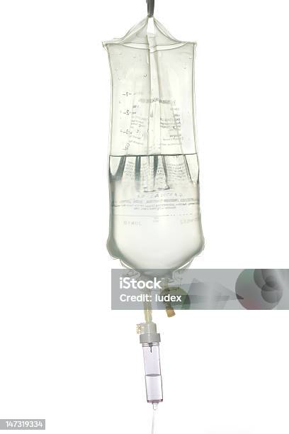 Iv Drip Bag Stock Photo - Download Image Now - IV Drip, Cut Out, Infused Oil