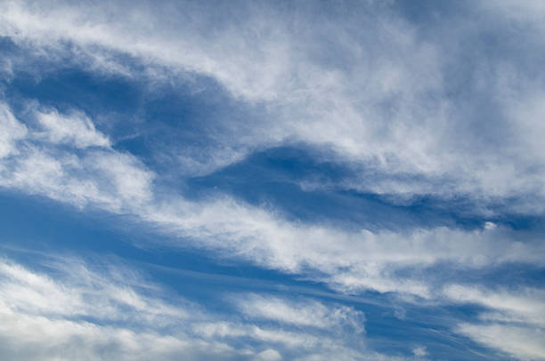 Patterns in the sky stock photo