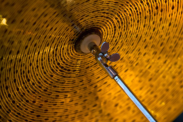 Cymbal Detail stock photo