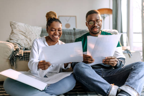 istock Young smiling heterosexual couple getting ready for finals together 1473199868