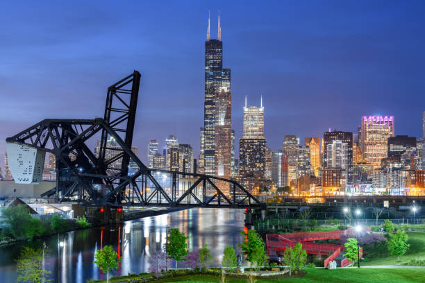 istock Chicago, Illinois, USA Park and Downtown Skyline 1473200446
