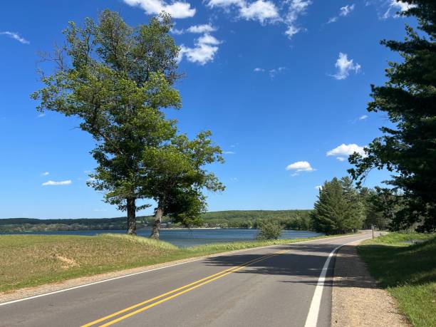 istock Road to a beautiful summer day 1473200906