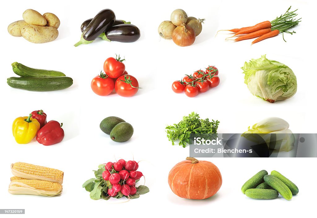 Gemüse-Kollektion - Lizenzfrei Aubergine Stock-Foto