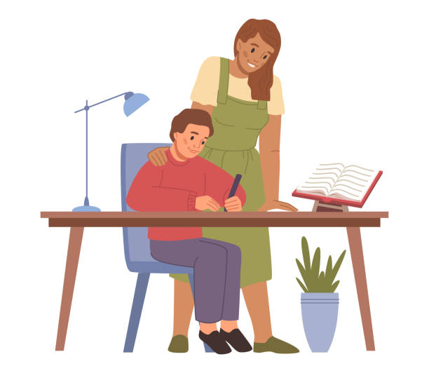 Homework Rassignment Cartoon 11,100+ Cartoon Of A Kid Doing Homework Stock Photos, Pictures ...