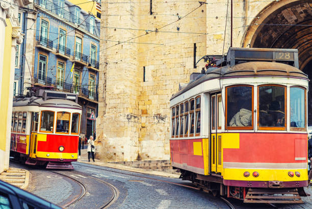 istock Famous Vintage Tram, Lisbon. 1473203105