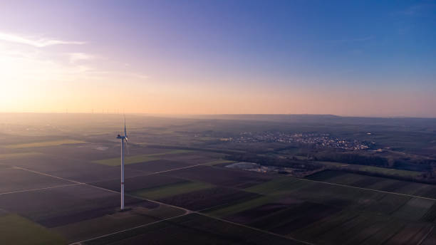 istock Wind turbines in the sunset 1473203132