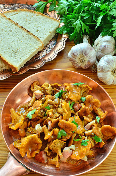 istock Chanterelles stewed Provencal style 147321111