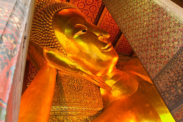 istock Big Golden Reclining Buddha 147321686