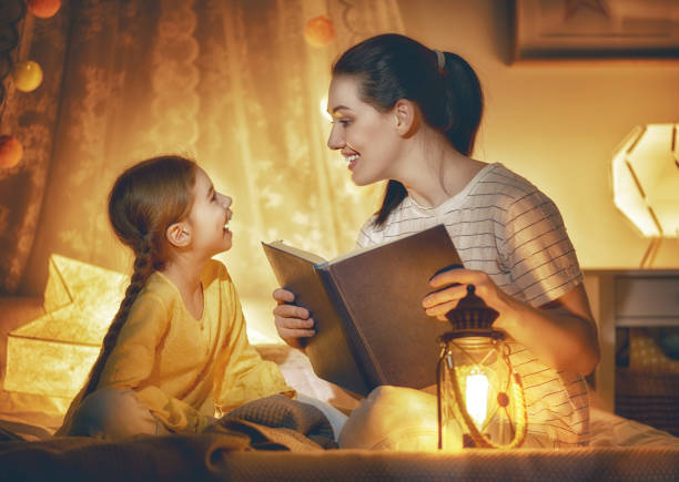 istock Family reading bedtime. 1473217903