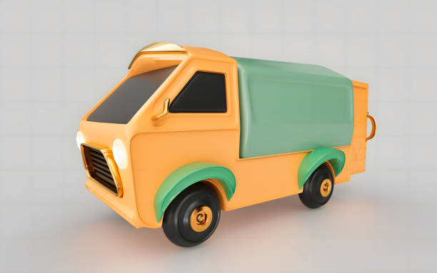 istock online delivery service truck on white background 3d render elements 1473218343