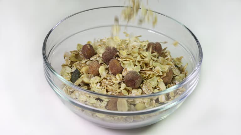 Muesli in a bowl