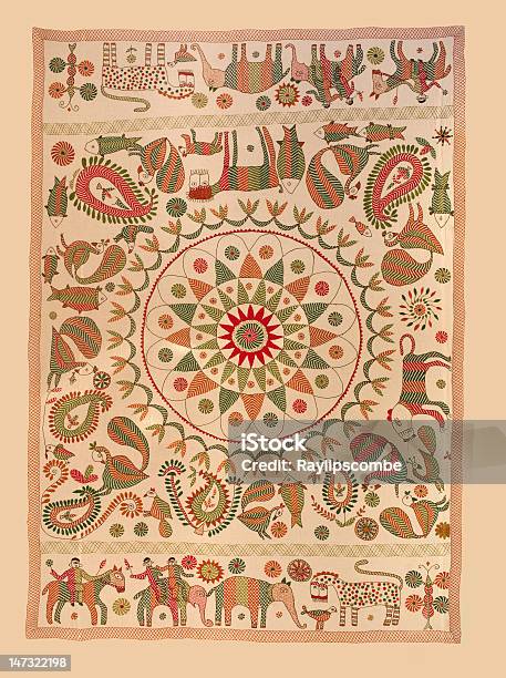 Decorative Indian Cloth Stock Photo - Download Image Now - Asia, Culture of India, Cultures