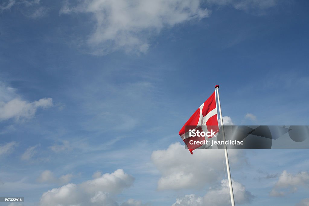Bandeira Dinamarquesa - Foto de stock de Bandeira Dinamarquesa royalty-free