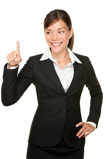 istock pressing button business woman 147322524