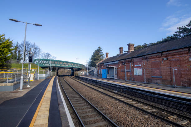 istock Derby Road railway station in Ipswich, Suffolk, UK 1473225302