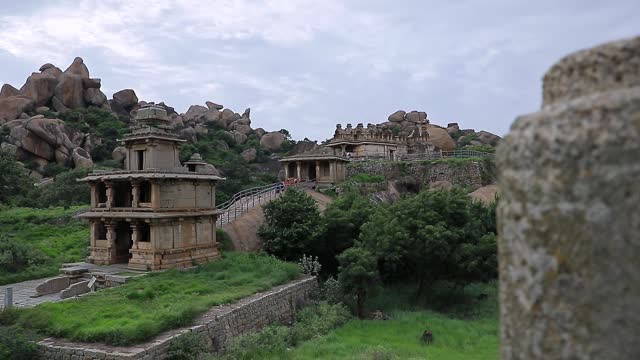 A Hidembeswara renowned temple located on top of a hill inside the fort