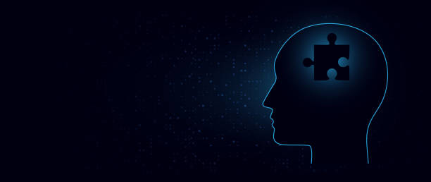 istock A human head outline with a puzzle piece cut out. Mental health. jigsaw puzzle. Vector illustration 1473227508