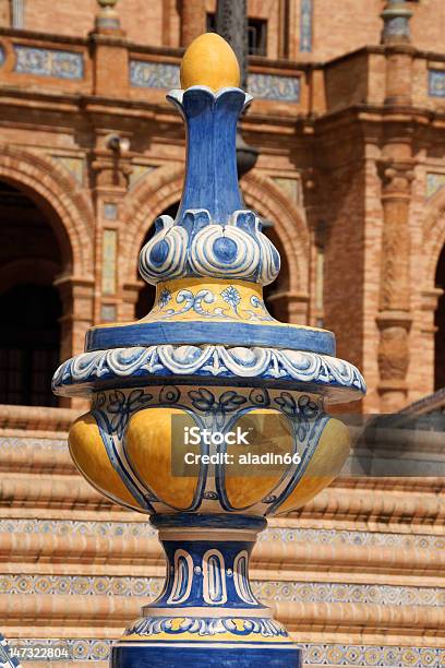 Detail Der Plaza De España In Sevilla Spanien Stockfoto und mehr Bilder von Andalusien - Andalusien, Architektur, Außenaufnahme von Gebäuden