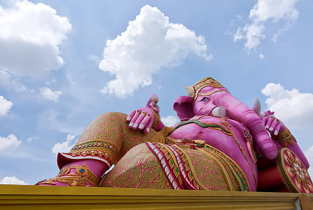 pink Ganesh stock photo