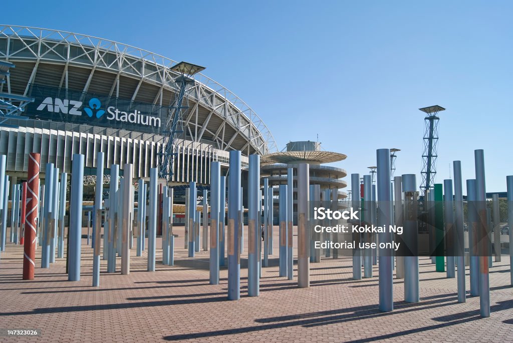 Parc olympique de Sydney, de l'ANZ Stadium, de la perche - Photo de Parc olympique de Sydney libre de droits