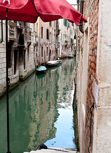 Canal in Venice stock photo