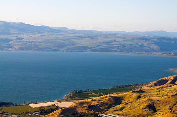 mar de galilee - valle del rift fotografías e imágenes de stock